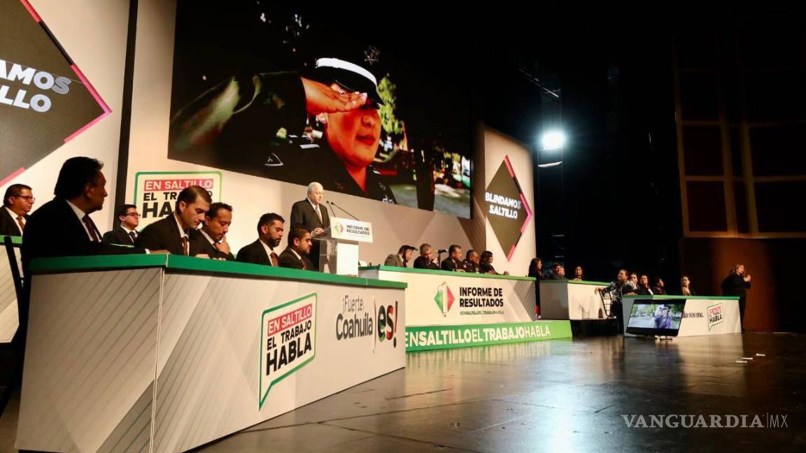 $!El Alcalde afirmó que Saltillo es una ciudad segura, próspera, incluyente y competitiva.