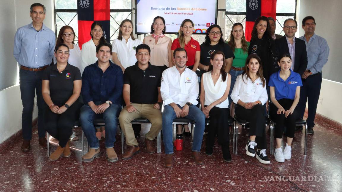 Realizarán ‘Semana de las Buenas Acciones’ en Saltillo para atender sectores vulnerables