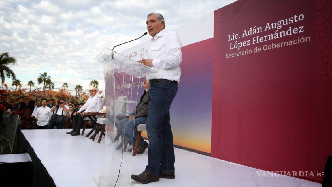 Llama Adán Augusto ‘trasnochados’ a participantes de la marcha en defensa del INE
