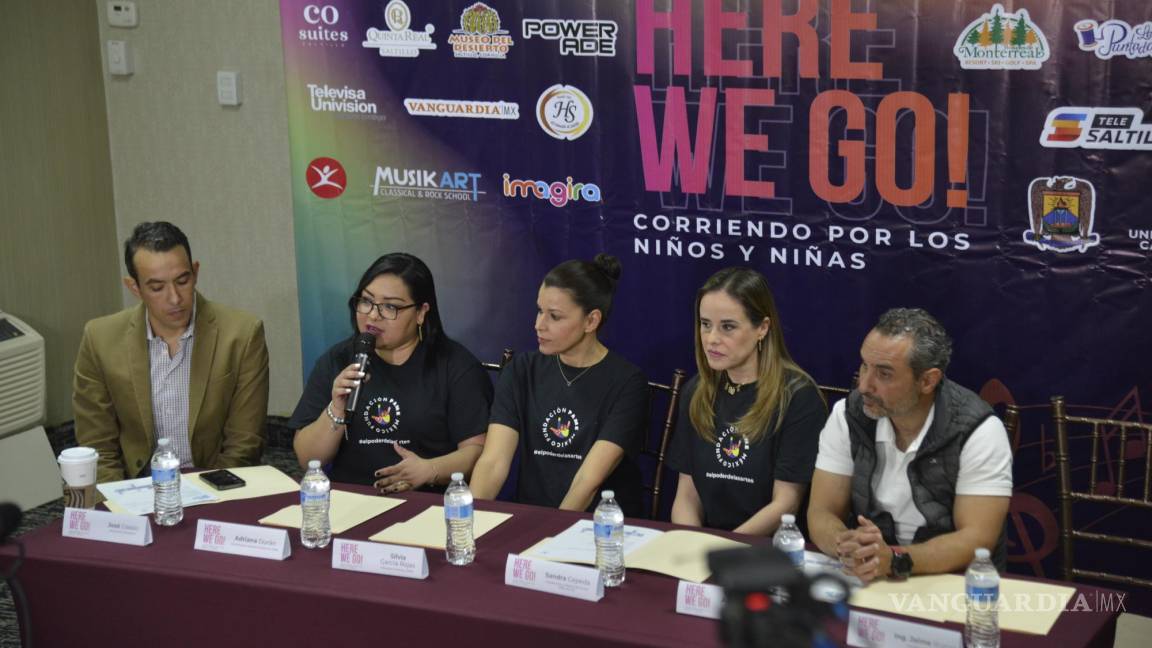 Presentan carrera Here We Go! a beneficio de niños y niñas de Saltillo; donarán prótesis y adaptarán escuelas