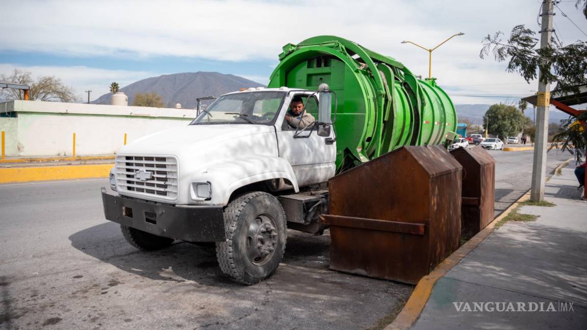 Repara Castaños camiones recolectores y refuerza recolección de basura