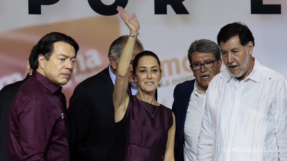 Gobernadores de México felicitan a Sheinbaum por triunfo en Morena