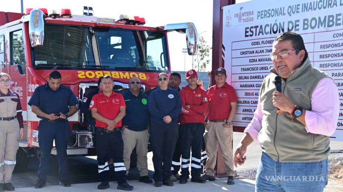 Inauguran Nueva Central de Bomberos en Frontera, Coahuila