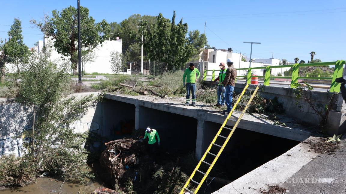 Refuerza Saltillo acciones emergentes de limpieza, bacheo y seguridad vial tras intensas lluvias