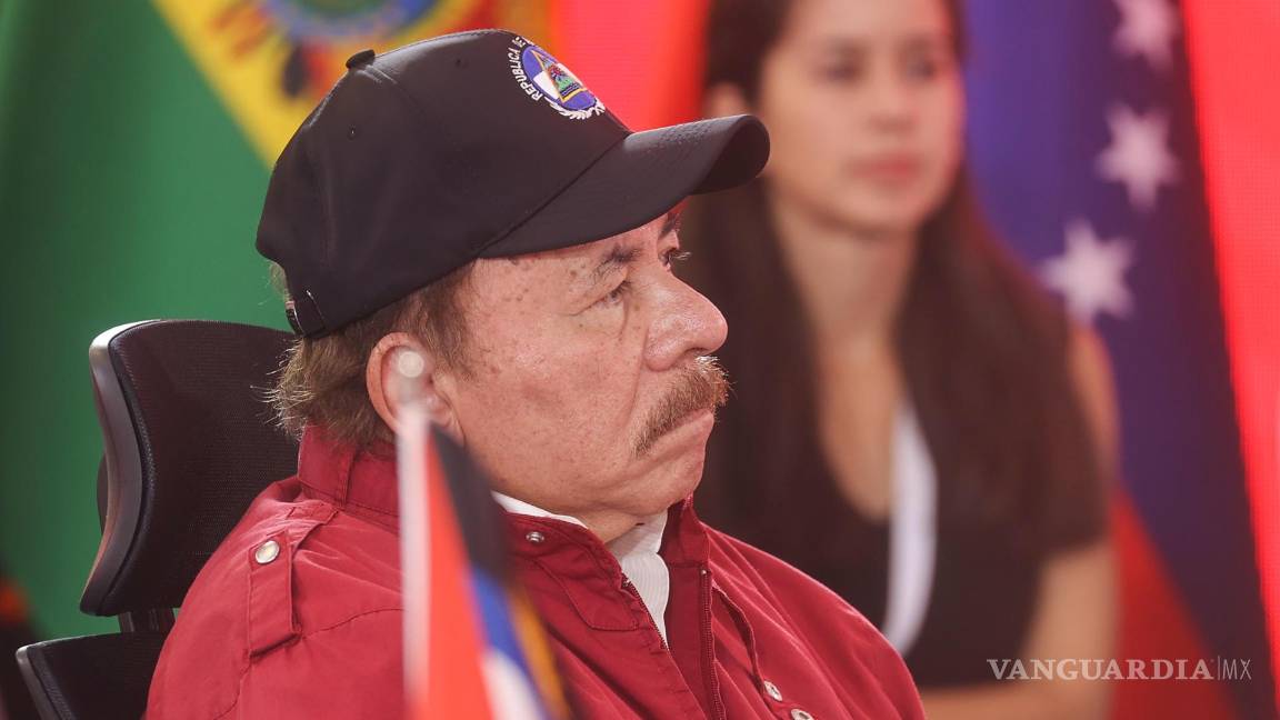 $!Fotografía de archivo del 24 de abril de 2024 del presidente de Nicaragua, Daniel Ortega, durante la Cumbre ALBA en el Palacio de Miraflores, en Caracas.