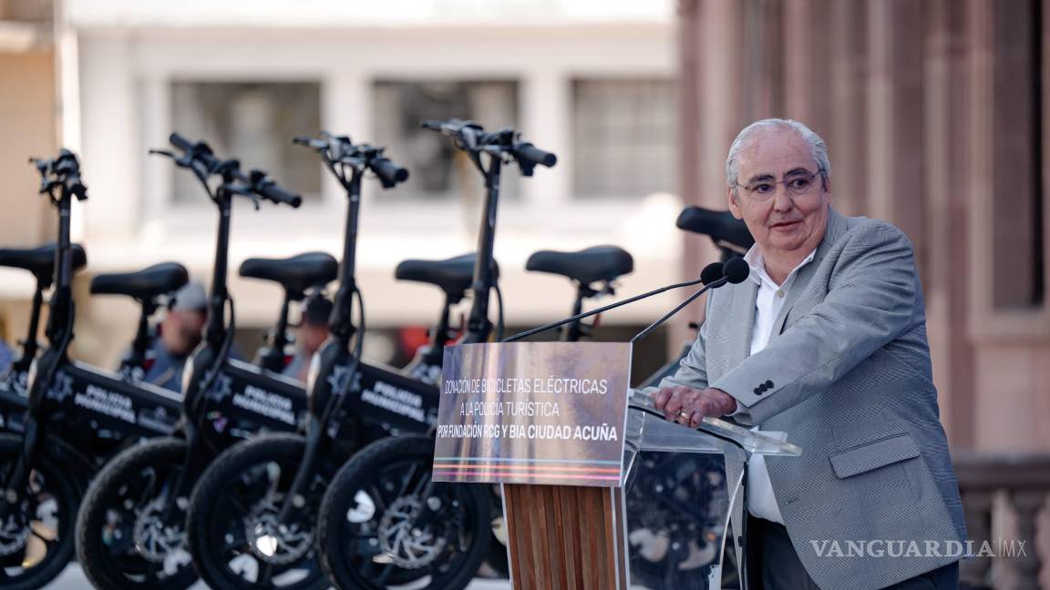 $!José Martín Faz Ríos, presidente del Banco Internacional de Alimentos del municipio de Acuña, destacó la seguridad de Coahuila y de Saltillo.