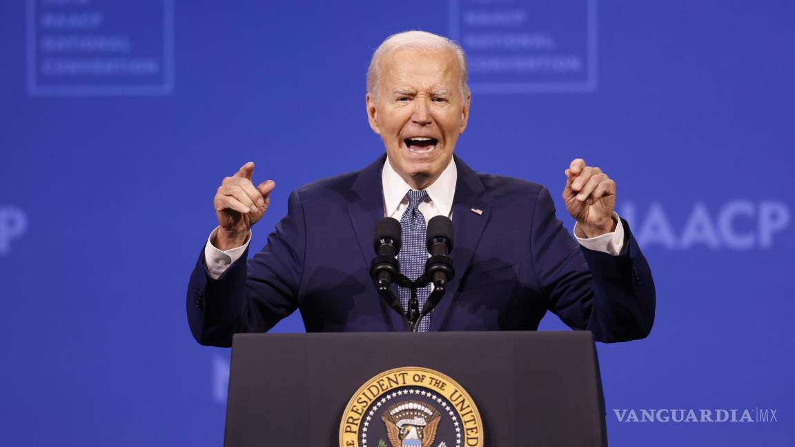 $!En un evento de la Convención Nacional Demócrata fue captado el presidente Joe Biden, el pasado martes.