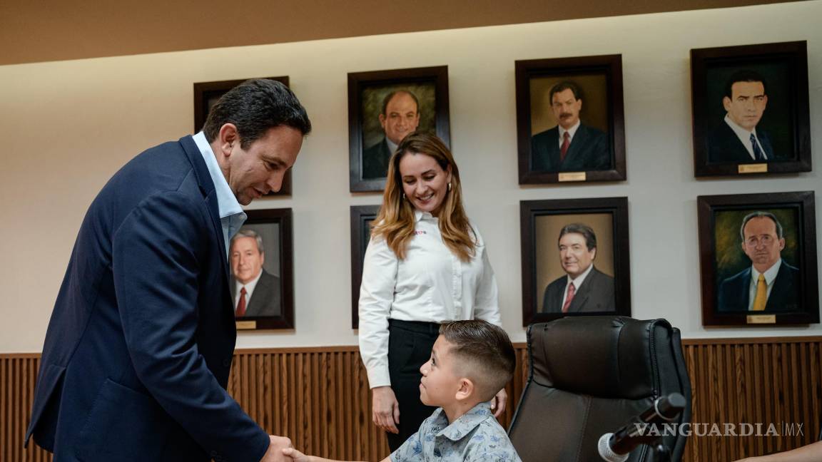 $!Niños del Cabildo Infantil agradecieron los programas que impulsan su salud y aprendizaje.