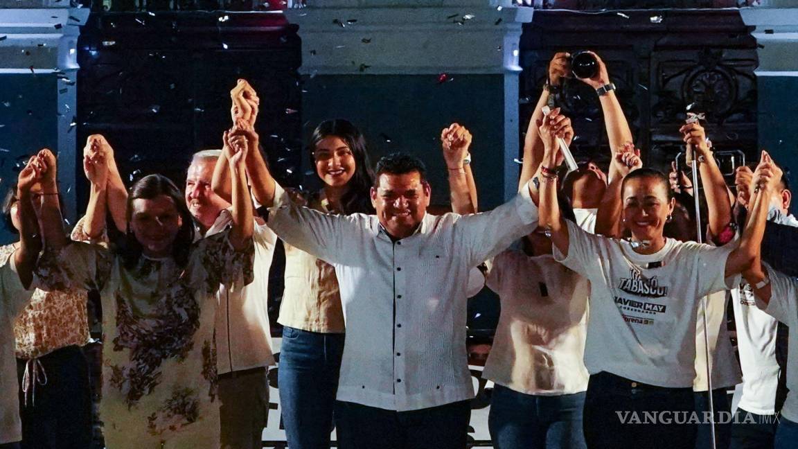 Arrasa Javier May en Tabasco: aventaja por casi 80% a candidatos y asegura gubernatura para Morena