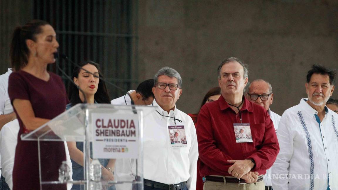POLITICÓN: Mientras Claudia reitera desde el Zócalo su lealtad a AMLO, Marcelo la mira con rostro desencajado
