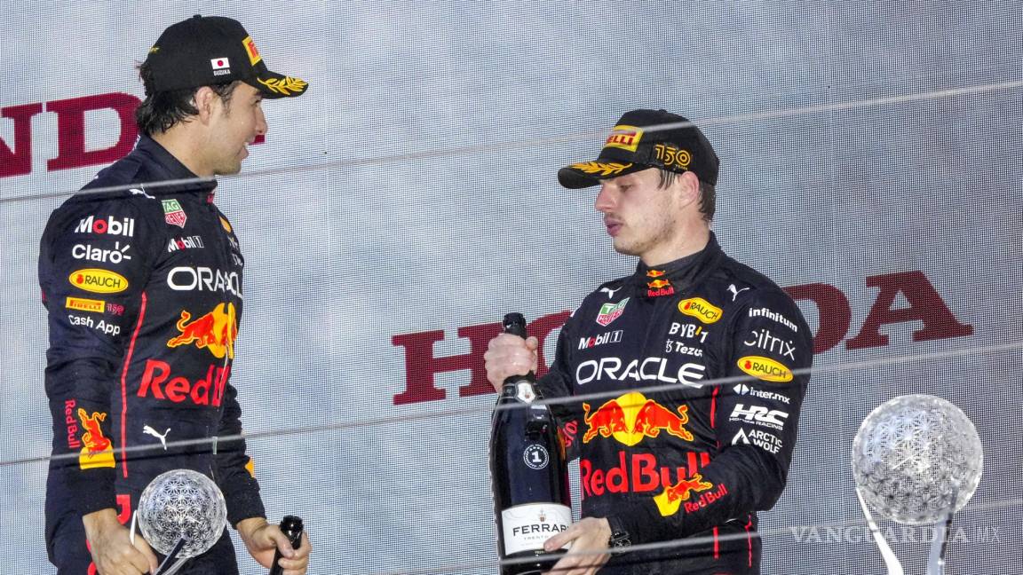 $!Checo y Verstappen lograron quitarle puntos a Ferrari.