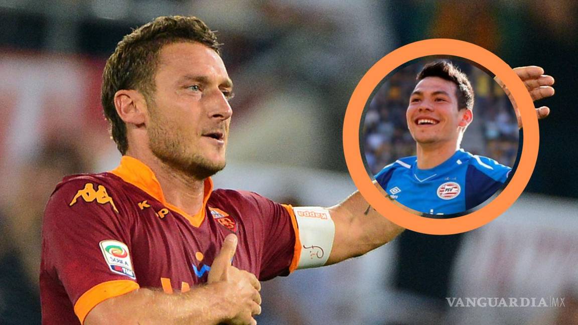 Francesco Totti se desvive en elogios por el Chucky Lozano: ‘es un jugador top y extraordinario’