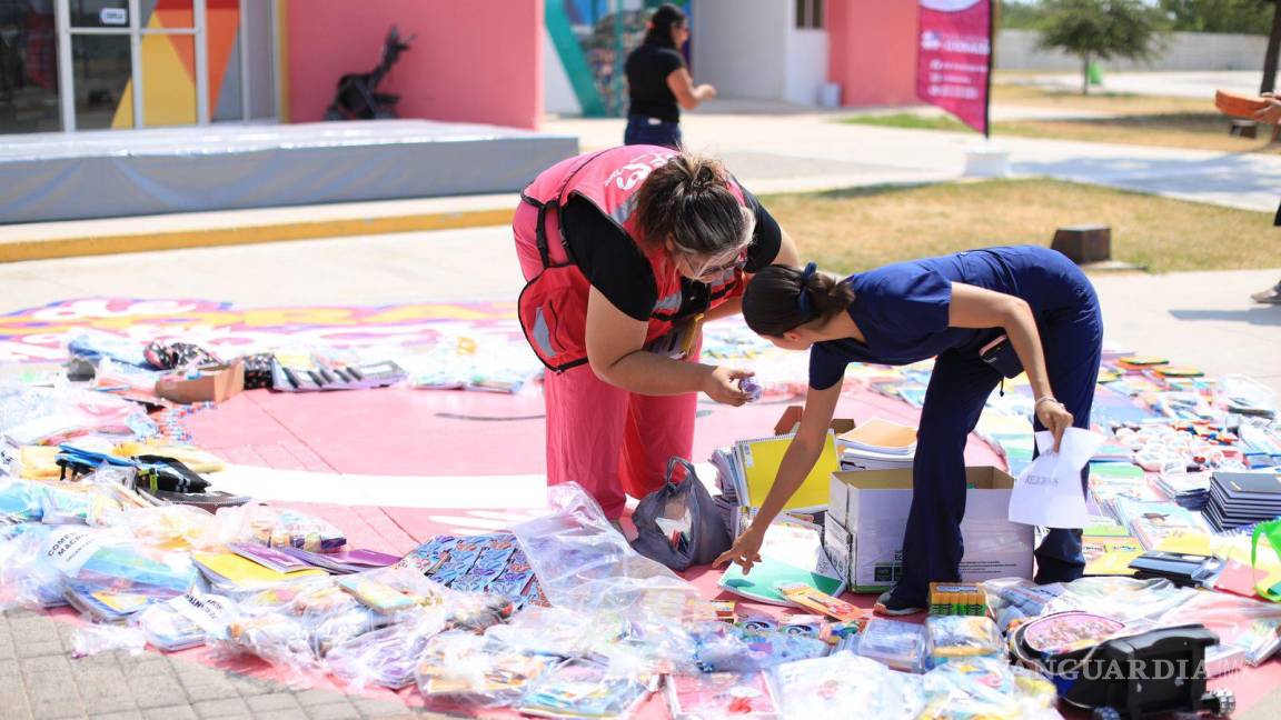 Pone en marcha DIF-Acuña colecta para armar tres mil paquetes de útiles escolares