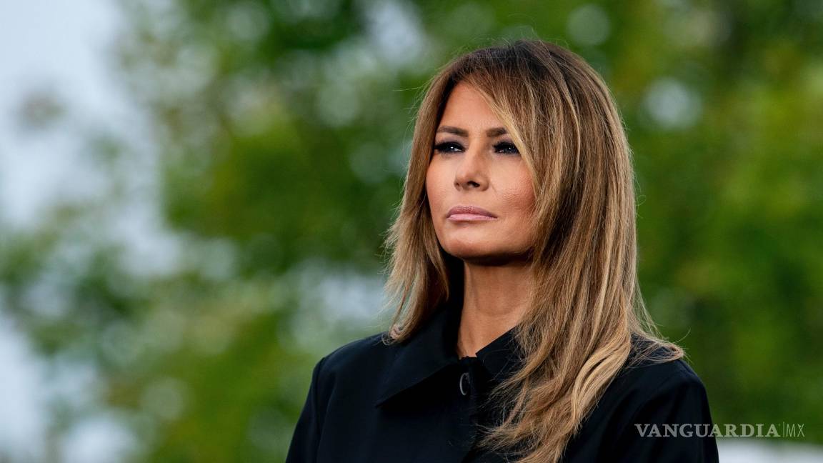 $!La primera dama Melania Trump durante una ceremonia conmemorativa del 11 de septiembre en Shanksville, Pensilvania, el 11 de septiembre de 2020.