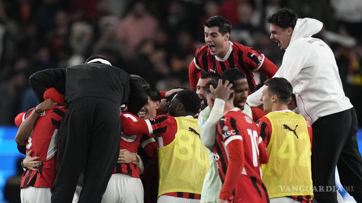 Milan es campeón de la Supercopa de Italia tras voltereta espectacular contra el Inter