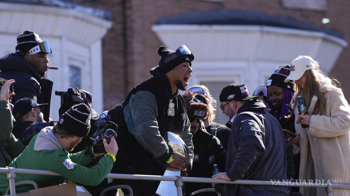 $!Saquon Barkley fue de los jugadores más aplaudidos por la afición de los emplumados.