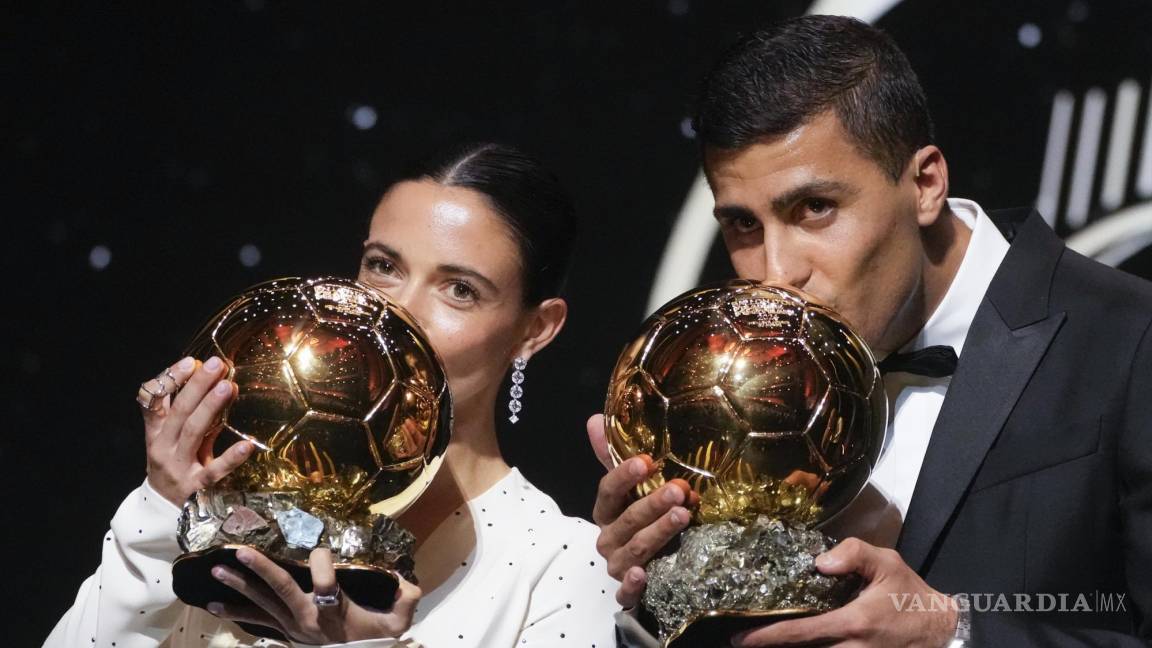 ¡Rodri Hernandez y Aitana Bonmatí son los ganadores del Balón de Oro 2024!