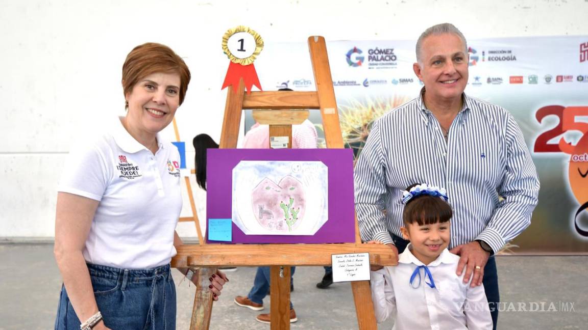 Premian a ganadores del concurso de dibujo regional ‘Octubre, mes del desierto chihuahuense’ en Torreón