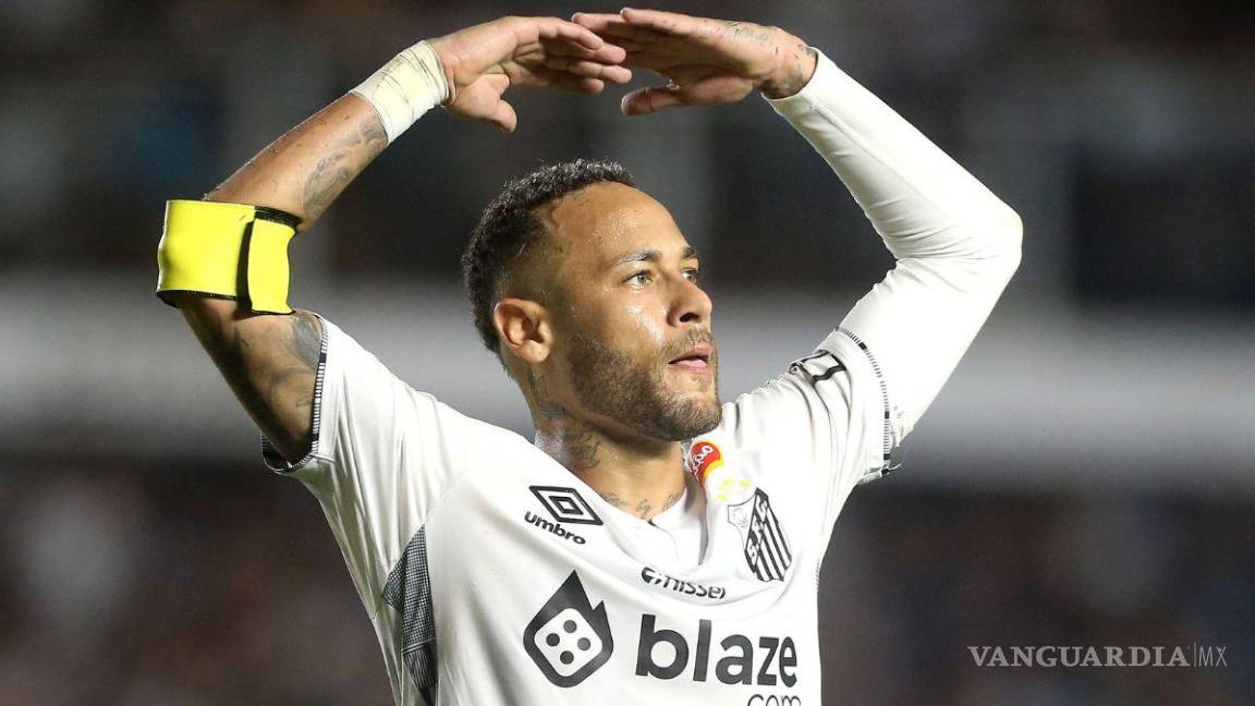 Neymar quiere volver a figurar con el Santos de Brasil, pero enloquece por gol anulado