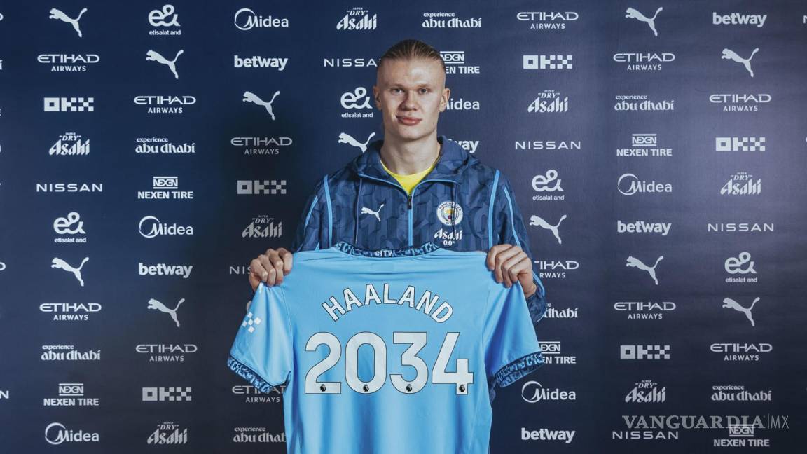 ¿El contrato más caro en la historia del futbol? Erling Haaland renueva con el City hasta 2034