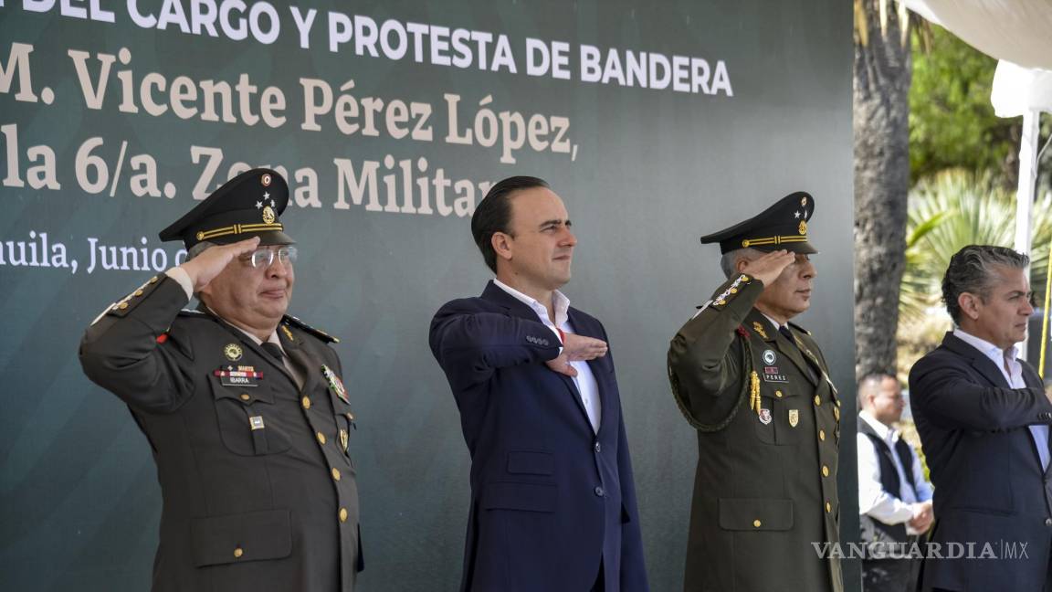 Saltillo: el General Vicente Pérez López rinde protesta como Comandante de la Sexta Zona Militar