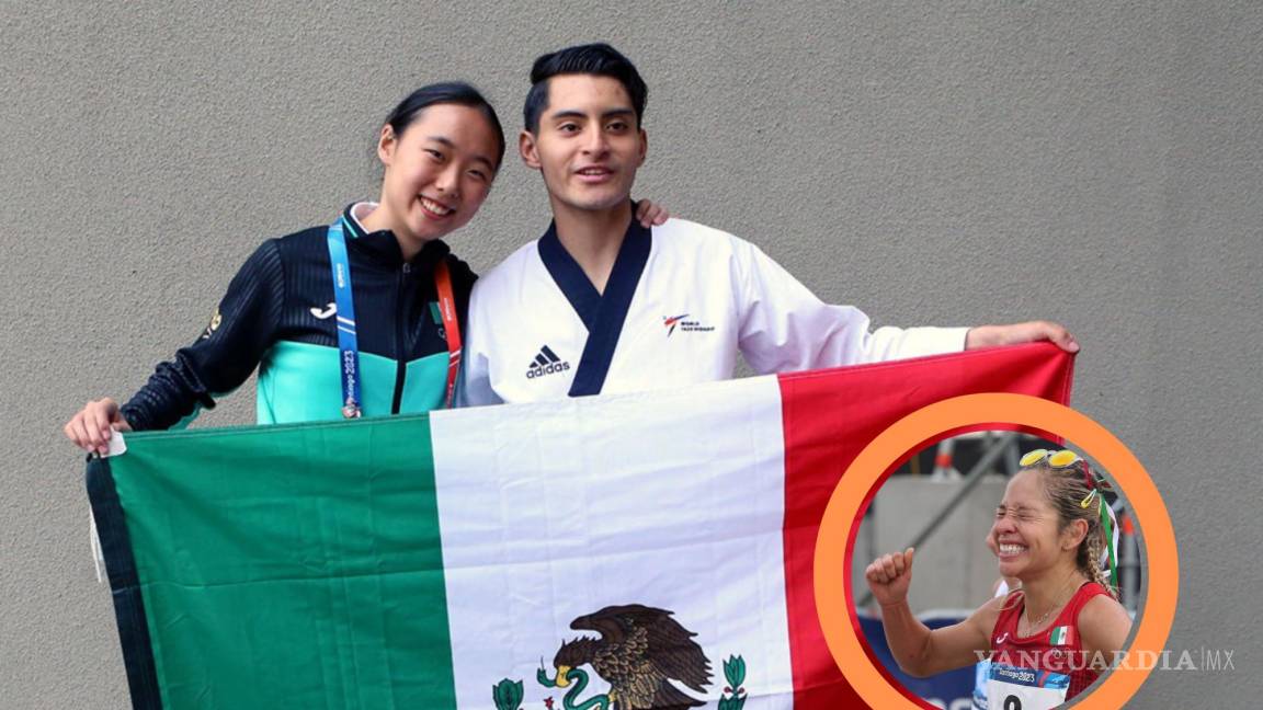 ¡Llueven los oros para México en los Panamericanos! Conquista delegación azteca primer lugar en taekwondo y maratón