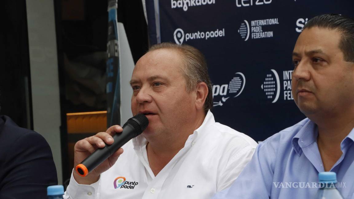 $!Homero Lara Valdés, presidente del consejo de Punto Padel Saltillo.