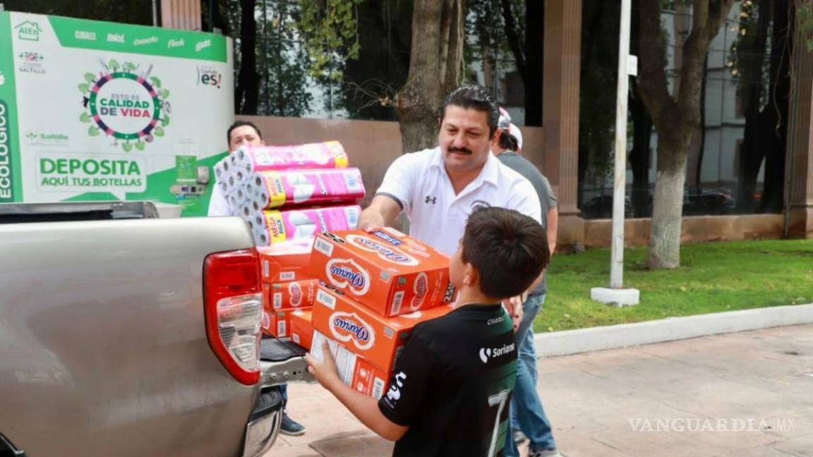 Responden saltillenses con ayuda a damnificados