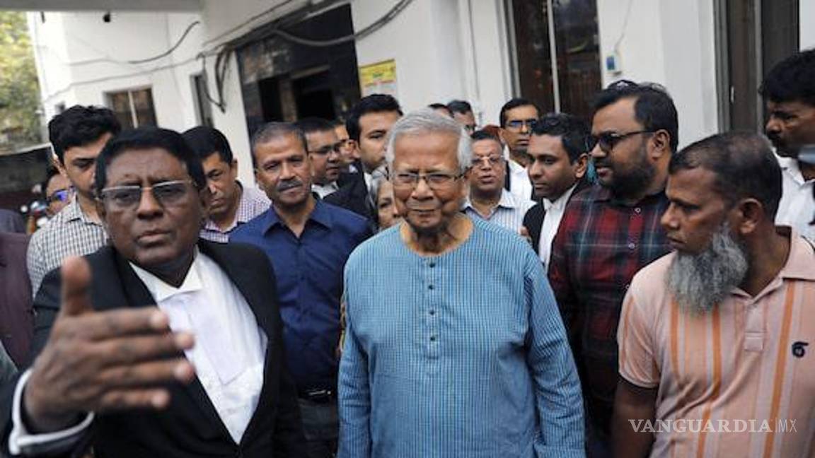 $!Los partidarios de Yunus denuncian que el juicio es solo porque tiene malas relaciones con la primera ministra de Bangladesh