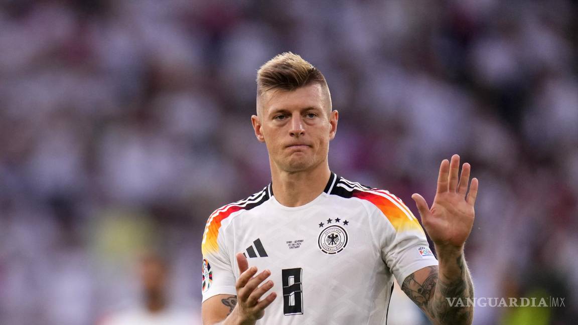 $!Toni Kroos se retiró este viernes, luego de la eliminación de Alemania de la Eurocopa.