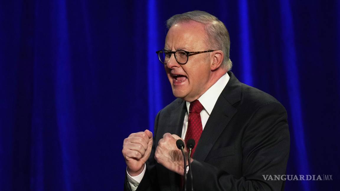 $!El primer ministro australiano, Anthony Albanese, reacciona tras ganar un segundo mandato en las elecciones generales de Sídney.