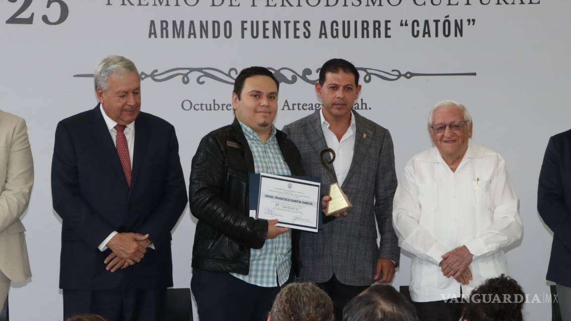 Celebran la 25 edición del Premio de Periodismo Cultural ‘Armando Fuentes Aguirre’ y al talento de VANGUARDIA