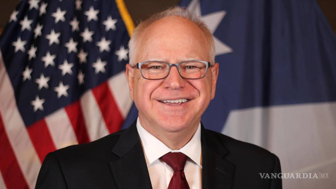 $!Tim Walz, gobernador de Minesota desde 2019, cargo para el que fue reelegido en 2022. Harris eligió a Walz, como compañero de fórmula para la Vicepresidencia.