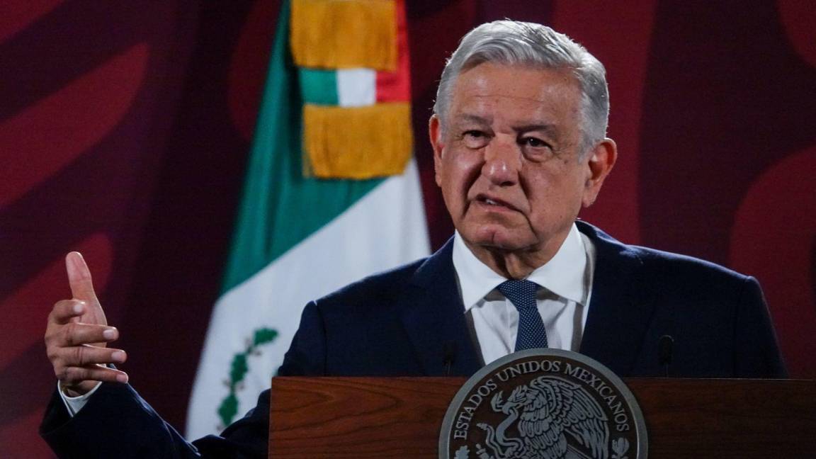 $!Andrés Manuel López Obrador, presidente de México en la mañanera en Palacio Nacional.