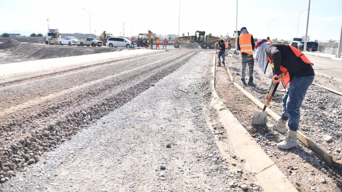 Registra bulevar Torreón Norte un avance del 95 por ciento