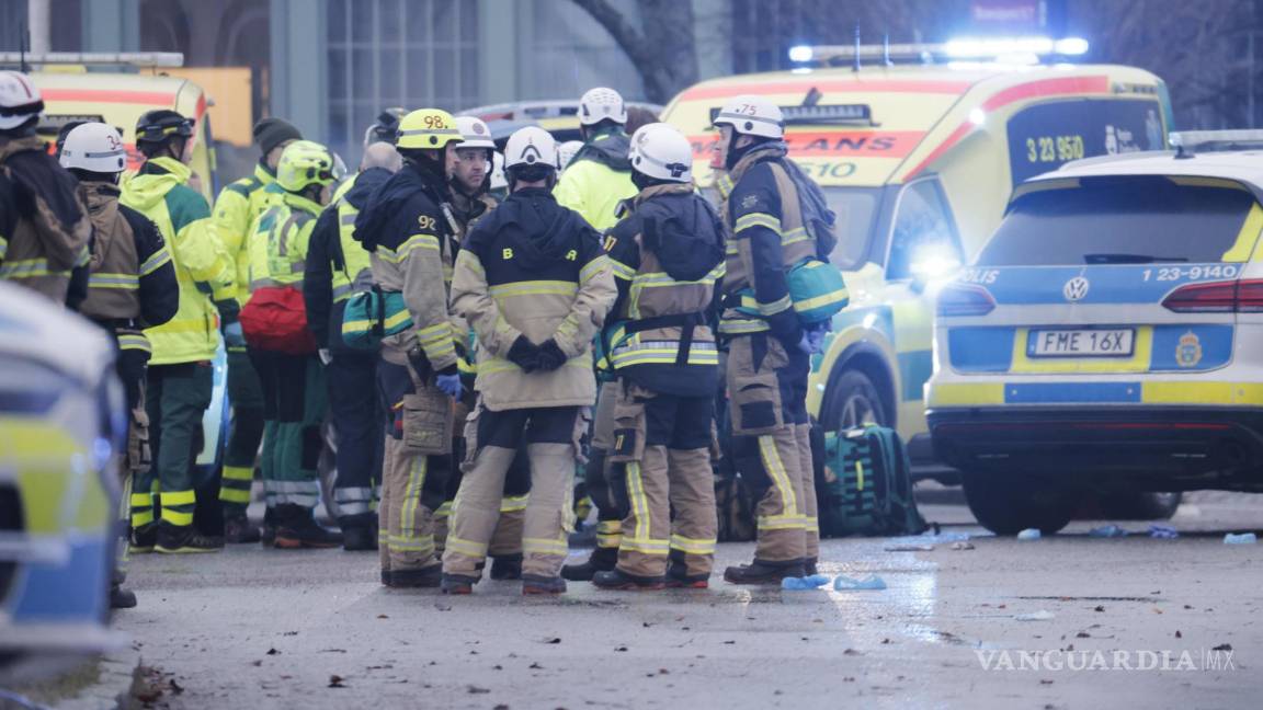 Tiroteo en escuela de Suecia deja al menos 10 personas sin vida