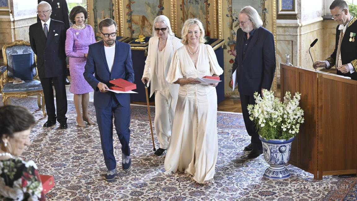¡Legado internacional! Condecoran rey de Suecia a ABBA por llevar la música sueca al mundo