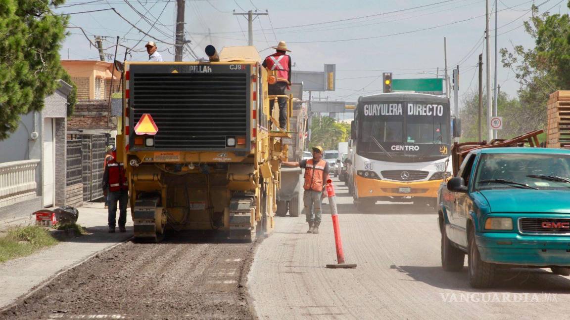 Arranca recarpeteo del periférico LEA, al poniente de Saltillo