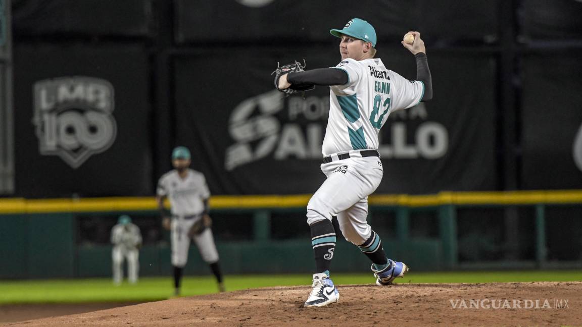 $!Cameron Gann trabajó cinco entradas y un tercio, permitiendo solo una carrera ante la ofensiva de Caliente.