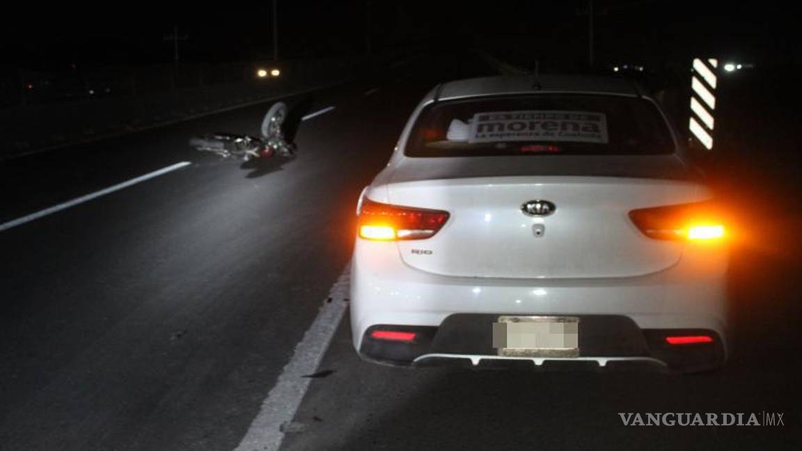 $!Fue en la carretera Saltillo-Zacatecas, donde un hombre perdió la vida tras una colisión con un vehículo.