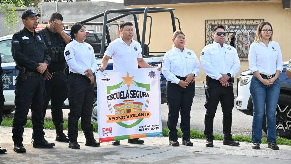 Lanzan ‘Vecino Vigilante’ en escuelas de Frontera, para que haya planteles más seguros