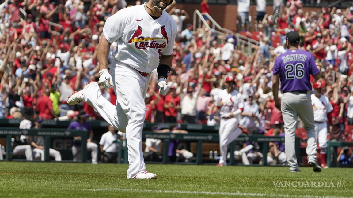 Pujols se está despidiendo a lo grande y pega Grand Slam contra los Rockies