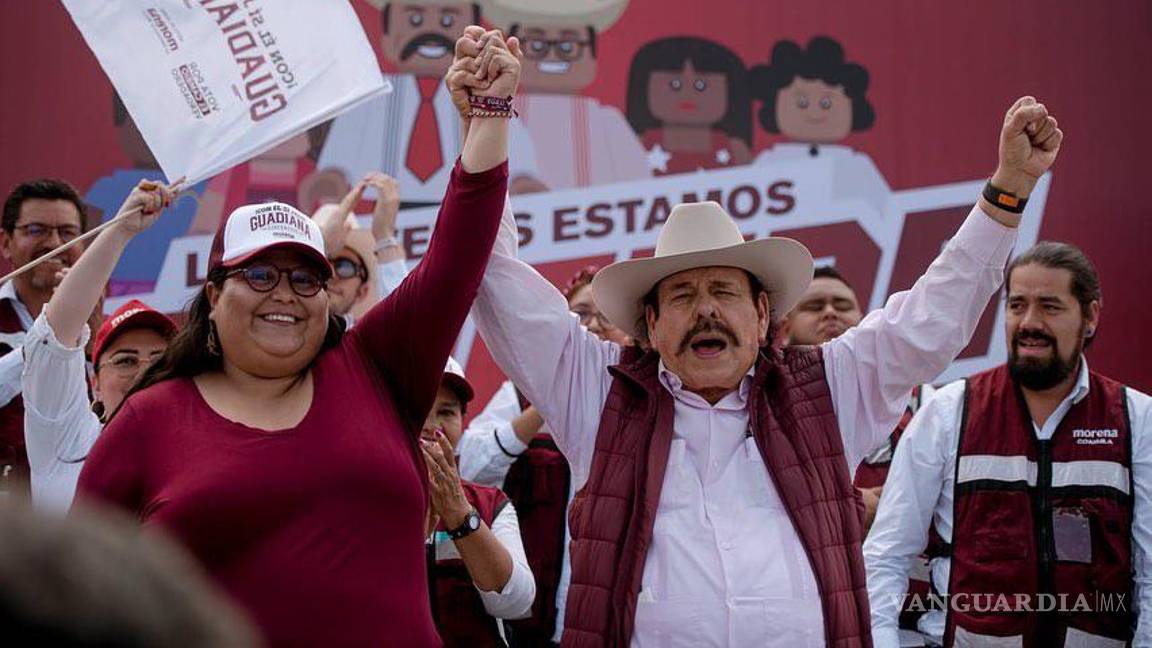 $!Este sábado, Armando Guadiana recibió la visita de Citlalli Hernández, secretaria general de Morena, así como de Ricardo Monreal, líder de Morena en el Senado.