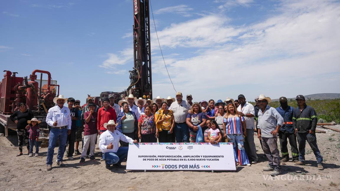 Gobierno de Ramos Arizpe lleva esperanza a comunidad rural con nuevo pozo de agua