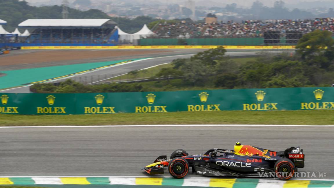 Checo Pérez largará cuarto en el GP de Brasil