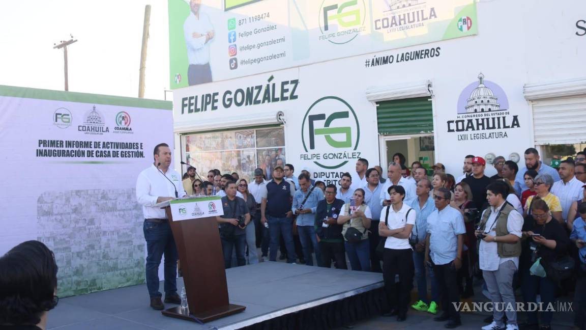 Rinde informe diputado y destaca avances en seguridad y economía en Coahuila