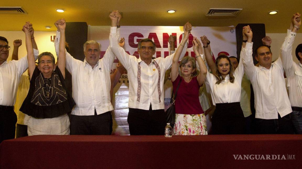 $!El candidato de la coalición Morena-PT-PVEM, Américo Villareal, va a la delantera con un 51% según la encuestadora Enkoll.
