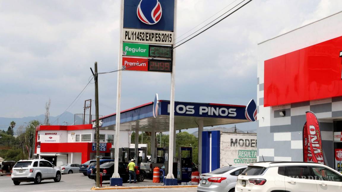 Sin freno: gasolina en Coahuila vuelve a romper precio récord histórico