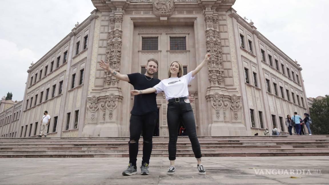 Llegan a Saltillo youtubers de España... ¡vienen por aventura y cultura!; registran su paso por México y resaltan sus cualidades