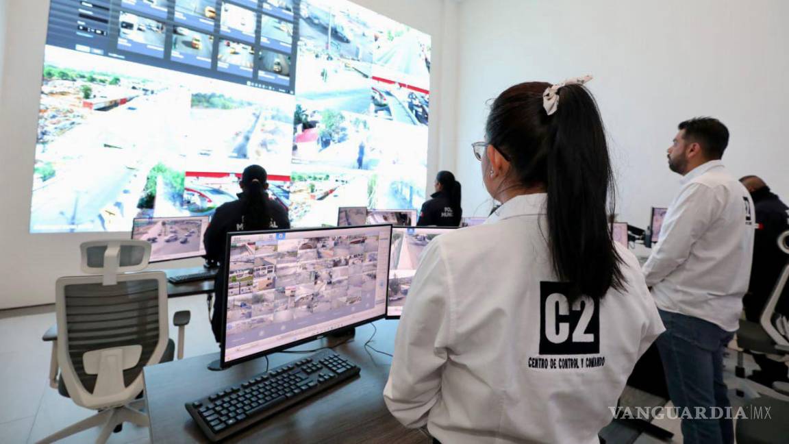 Instalan video wall en el C2 para mejorar la vigilancia en Saltillo